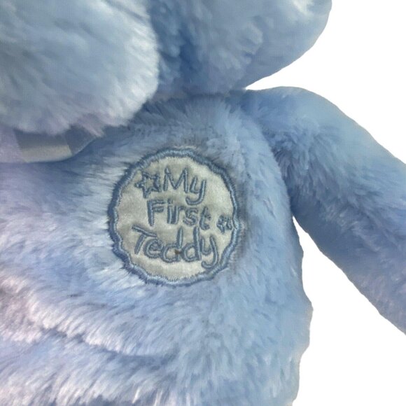 Gund Baby My First Teddy Bear Plush Stuffed Animal Light Pastel Blue 14" Soft - Picture 2 of 6
